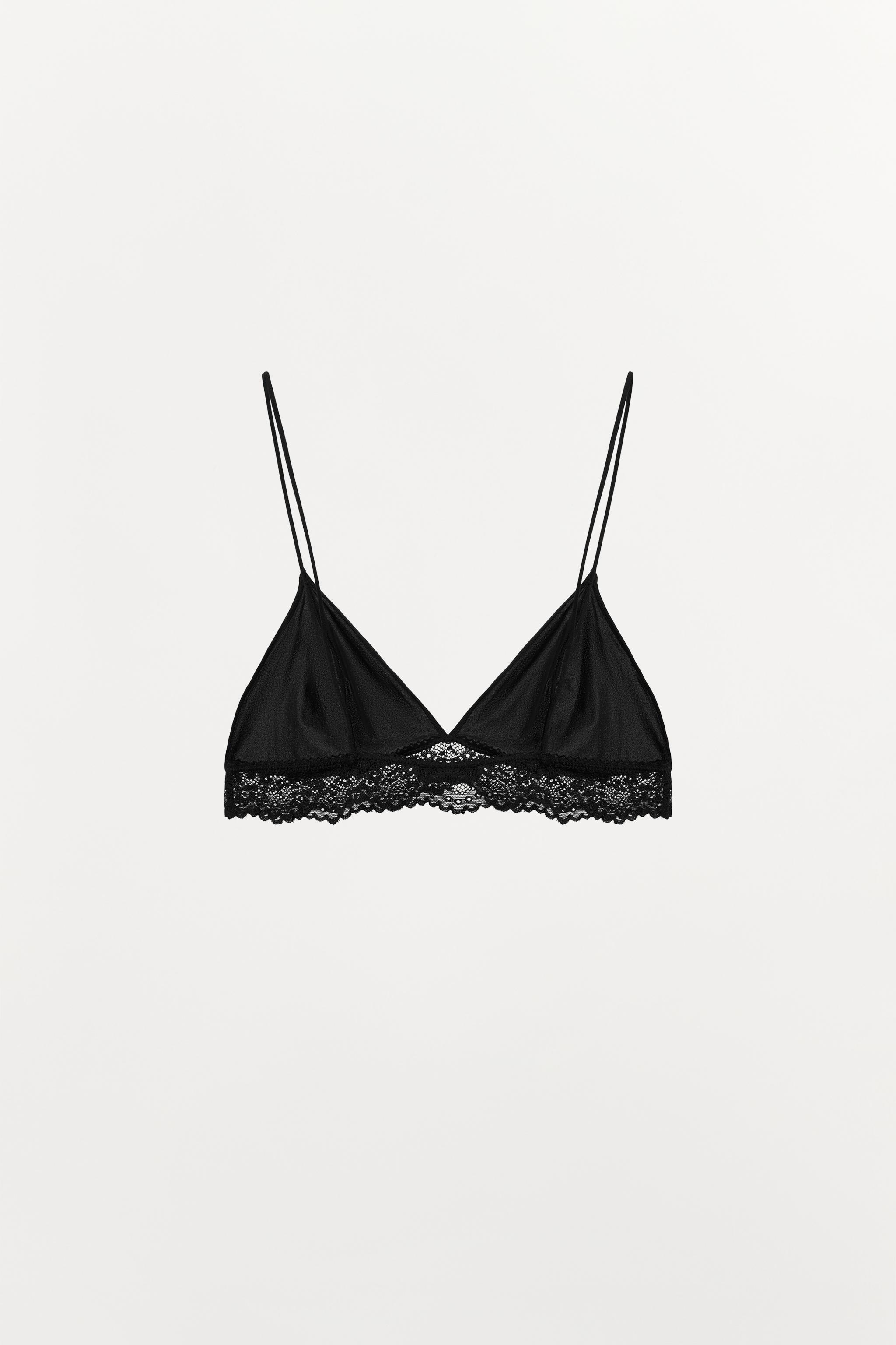 LACE TRIANGLE BRALETTE